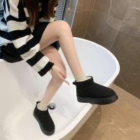 Botas de nieve de suela gruesa para mujer, zapatos de lana de piel de oveja auténtica, con plataforma de lujo, novedad de invierno, 2023 - details 19
