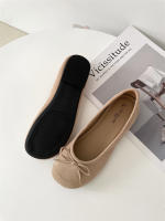 Cabeza redonda boca poco profunda solo zapatos nuevo retro suela suave Doudou zapatos casual fondo plano un pedal ladyshoes - details 17