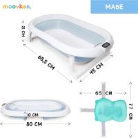 Bañera Plegable para Bebé de 80cm con Soporte Bañera de Bebé con Termómetro - details 39