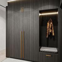 Instalación en forma de barra sólida, decoración creativa de aleación de aluminio para armario, manijas de puertas, perillas de cajón, tiradores de cajón, herrajes para muebles - details 7