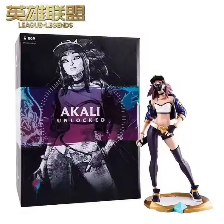 Liga de Leyendas Evelynn Garen Ahri Akali Katarina Miss Fortune acción Anime figura modelo muñecas regalo - 1