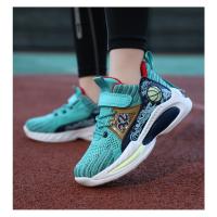 Zapatos deportivos de marca para niños, zapatos deportivos de baloncesto para niños, tenis, zapatillas informales cómodas a la moda para adolescentes, zapatos antideslizantes para correr - details 12