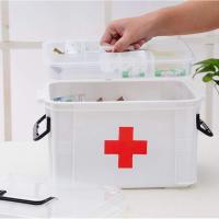 Caja de Almacenamiento de Medicina Portátil de Plástico Cerrable, Multi-Capas, Caja de Primeros Auros, Hecha en China - details 3