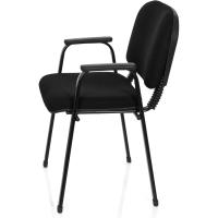 704340 Silla de Visita XT 650 Tela Negro Silla de Conferencia tapizada con reposabrazos, apilable - details 5