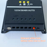 Controlador De Carga Solar MPPT Y&H Con LCD Y Salida USB Doble Para Baterías De Ácido Plomo Y Litio 12V 24V 36V 48V - details 3