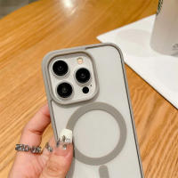 Funda de Carga Inalámbrica Magsafe de Lujo para iPhone A Prueba de Golpes, Cubierta Magnética Transparente - details 2