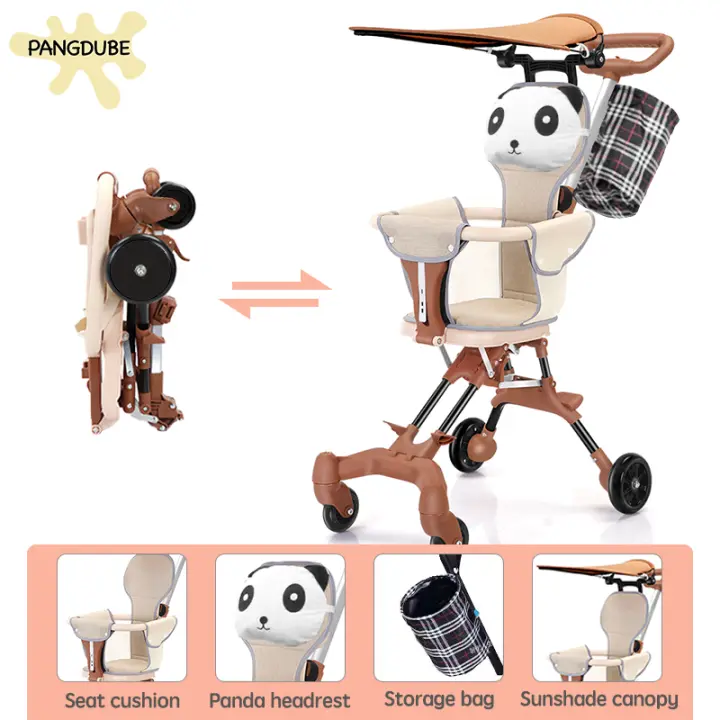 PANGDUBE-cochecito portátil de 3,8 KG para bebé, carrito ligero plegable para niños de 1 a 3 años - 1