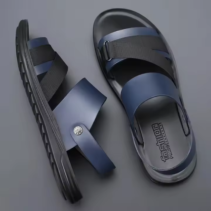Zapatillas de Moda para Hombre Únicas, Resistentes al Desgaste, Antideslizantes, Estilo Coreano, Ropa Informal Versátil de Fondo Suave - 1