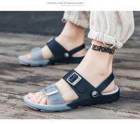 Sandalias de verano para hombre, de talla grande, con agujeros, punta abierta, suela gruesa, para exteriores y playa - details 4