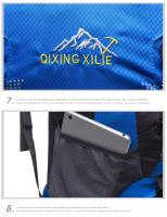 Mochila de Sendero Impermeable Ligera de 40L Mochila de Montaña Plegable para Hombres y Mujeres - details 8