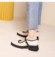 Nuevo Four Seasons Commuter francés boca ligera plataforma tacón zapatos de las mujeres británico pequeño zapatos de cuero - details 9