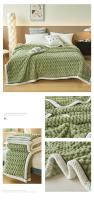 Manta cálida de franela para dormir, mantas suaves y cómodas de lana para la cama, manta cálida y esponjosa para Otoño e Invierno - details 23