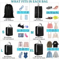 Organizador de Equipaje de Viaje Compressible Bolsas de Viaje Impermeables de Nylon con Bolsa de Mano Paquete de 6 Piezas - details 4