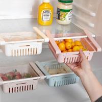 Caja de almacenamiento para refrigerador, compartimento telescópico, acabado multiusos, mantenimiento fresco, clasificación tipo tirador, cocina - details 5