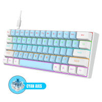 Teclado mecánico K98, eje azul, eje rojo, moldeo por inyección de dos colores con cable, periféricos de juego de teclas de sublimación térmica - details 45