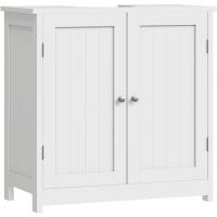 Mueble Baño Moderno de Madera Lavabo Bajo con Armario y Sifón Estante Ajustable con 2 Puertas - details 1
