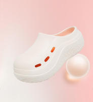 Nuevas zapatillas de verano para hombre y Chef de una palabra de Color sólido, zapatos quirúrgicos Nu para mujer, zuecos - details 3