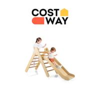 Escalada de Madera para Niños Triángulo de Escalada Montessori Arco, Rampa para Deslizarse o Escalar Set de Escalada Gris Oscuro - details 4