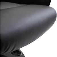 Reclinable hasta 145° °   y Giratorio 360° °   con Respaldo Ajustable para Salón Dormitorio Oficina 76x81x101 cm Negro - details 8