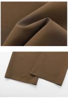 Pantalones casuales de secado rápido, pantalones de cintura elástica rectos sólidos plisados ​​con bolsillo lateral a la moda para hombres, pantalones sueltos de seda de hielo para uso diario - details 17