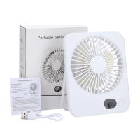 Ventilador de Escritorio Mini USB Recargable Silencioso Ventilador Portátil con Display de Batería - details 12