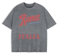 Camiseta Casual de Verano para Mujer Algodón Cinturón, Cuello Redondo, Manga Corta - details 21