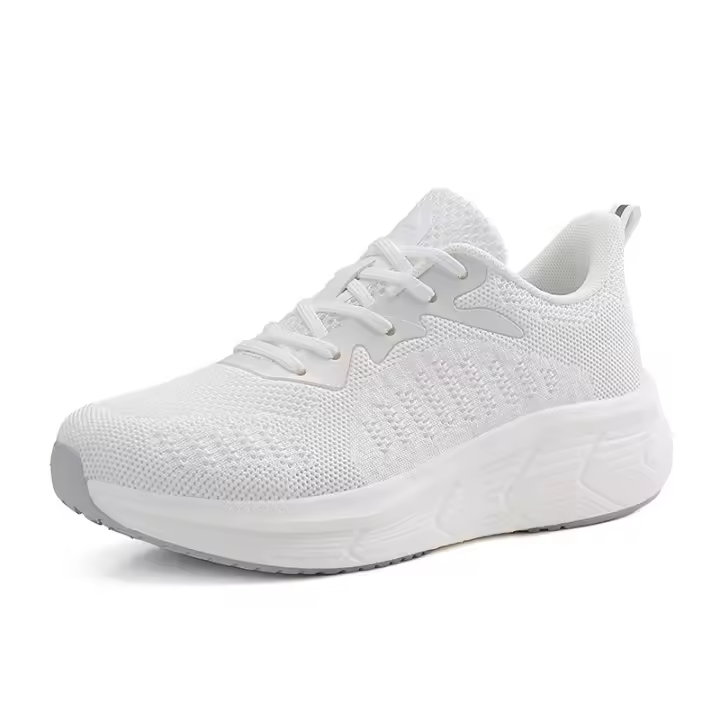 Zapatos de Baile Cuadrados para Mujer Zapatos de Baile de Malla de Verano Zapatos de Baile Blancos - 1