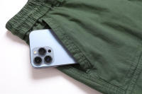 Pantalones Cargo de Algodón 100% para Hombres Cintura Elástica, Múltiples Bolsillos, Estilo Táctico Militar de Verano - details 16