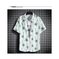 Ropa de playa para hombre, conjunto de 2 piezas, camisa hawaiana y pantalones cortos de secado rápido, ropa de moda para hombre, trajes informales estampados de verano - details 5
