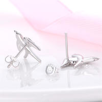 Pendientes de plata de ley 925 para mujer, aretes con forma de libélula y pájaro, joyería fina para boda, novedad - details 18