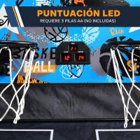 juego baloncesto, Marcador LED digital, Plegable, Para niños y Adultos, Ideal para interiores y exteriores - details 2