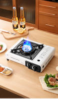 Hornillo de gas portátil, Estufa de cassette portátil, compacto de camping con maletín de transporte, cocina de exterior regulable continuamente con encendido piezoeléctrico automático, Estufa cassette de doble uso ESTUFA DE GAS PORTÁTIL - details 11