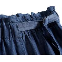 Pantalones Vaqueros de Tencel Suave y Delgado Pantalones de Pierna Ancha de Verano para Mujeres - details 10