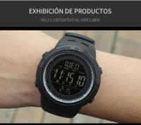 Reloj Deportivo Digital para Hombres SKMEI Fashion Resistente al Agua 5Bar con Alarma y Cronómetro reloj hombre 1251 - details 10