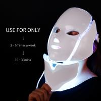 Mascarilla Facial con luz LED para cuello, máscara de terapia de luz LED para rejuvenecimiento de la piel, antiacné dispositivo de belleza, masajeador firme de estiramiento Facial, 7 colores - details 4