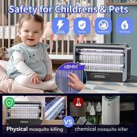 Lámpara eléctrica repelente de mosquitos para uso interior y exterior, 20 W, efectiva para 120 m² - details 0