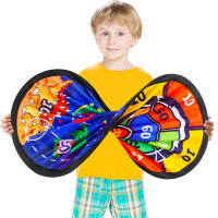 Diana infantil de doble cara con bolas adhesivas y dardos, juego de interior/exterior para fiestas y deportes - details 5