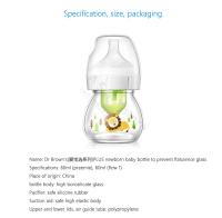 Botella de Vidrio para Recién Nacidos Dr. Brown Pezón de Silicona 60ML Anticólico Madre & Bebé - details 8