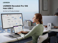 UGREEN Revodok Pro 106 Hub USB C 6-en-1, 10Gbps, HDMI 4K 60Hz, Carga PD 100W, Compatible con Thunderbolt 3, MacBook Pro/Air M3/M2/M1, iPad, iPhone 16/15 Pro Max, Galaxy S25/S24 - details 0