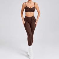 Traje de Yoga para Mujer de Cintura Alta Sujetador Deportivo Antiqueo Pantalones Fizz - details 21