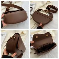 Bolso de Mano con Tapa Abatible de Color Sólido Bolso Ancho para Hombro con Correa para Mujer - details 23