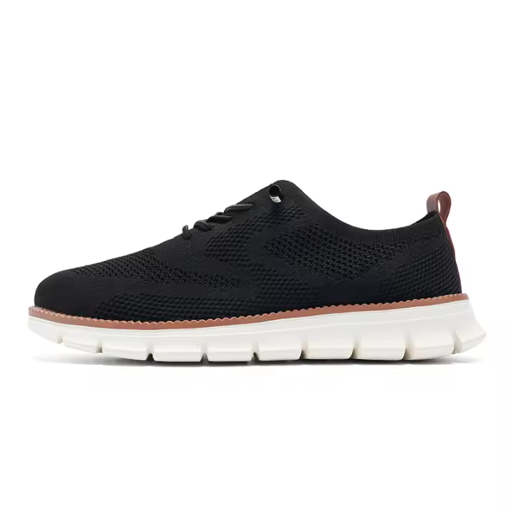 Zapatillas de vestir casuales para hombre, zapatos de tenis transpirables de malla de negocios, zapatos cómodos para caminar - 1