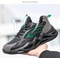 Zapatos de seguridad con punta de plástico para electricista, zapatillas de trabajo ligeras con aislamiento, ANTIPERFORACIONES - details 5