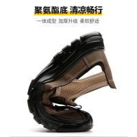 Sandalias de verano para hombre, zapatos de playa huecos, zapatos informales versátiles con agujeros, cubierta de pie de suela suave para viajes al aire libre - details 3
