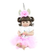 Muñeca de bebé Reborn de cuerpo completo de silicona para niña, Mini bebé de Vinilo Suave, juguete para bañarse, regalo de cumpleaños para niños, 40cm - details 5