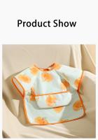 Delantal impermeable de manga corta para bebé, niño y niña, babero de alimentación suave, ropa para eructar - details 9