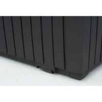 Arcón exterior Baúl de almacenamiento de resina marrón Capacidad de 270L - details 27