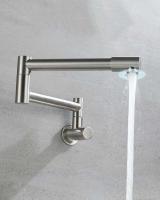 Grifo de Cocina Plegable de Acero Inoxidable 304 Montado en la Pared, Grifo de Fondo Frío, Grifo de Relleno de Ollas - details 3