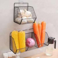 Soporte de pared para frutas y verduras, cebolla o condimentos, especias, estante de iluminación de una sola capa, organizador - details 12