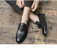 Sapatos Pakaian Zapatos de cuero negro Nueva moda Diseño italiano de alta calidad Vestido + zapatos clásicos para hombres - details 9